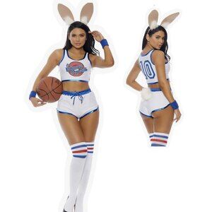 Forplay Bunny Basketball Player Costume Women Size Small / Medium